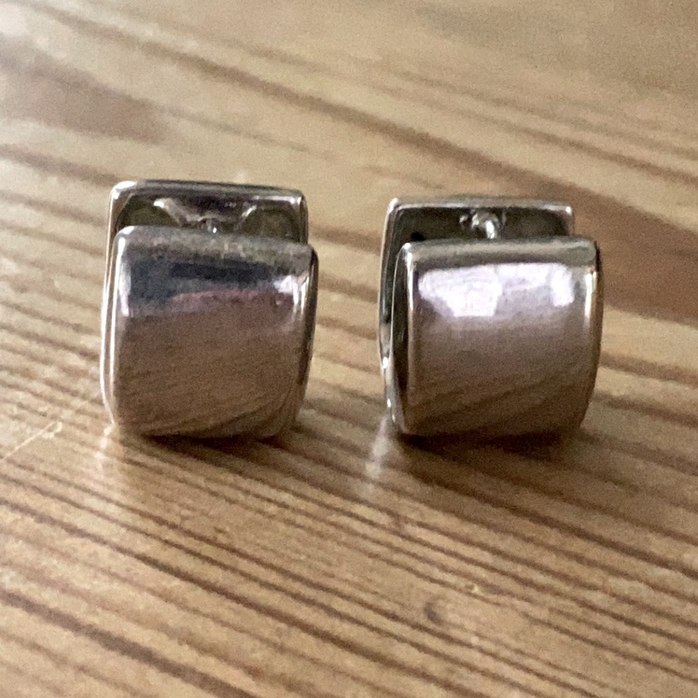 Vintage Nickel Free Sterling Silver Earrings